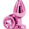 Rear Assets Aluminum Anal Plug - Medium - Pink