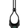 Nexus Forge Vibrating Adjustable Lasso Silicone Cock Ring - Black