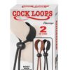 Cock Loops Adjustable Cock Ties - Brown/Black