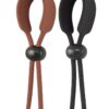 Cock Loops Adjustable Cock Ties - Brown/Black