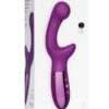 Le Wand XO Rechargeable Silicone Dual Stimulating Vibrator - Cherry