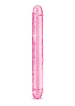 Me You Us Ultracock Jelly Double Ender 12in - Pink