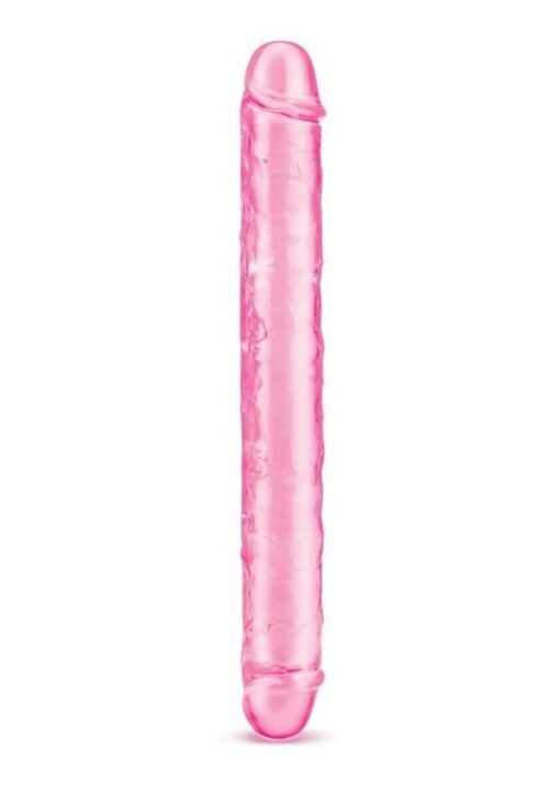 Me You Us Ultracock Jelly Double Ender 12in - Pink