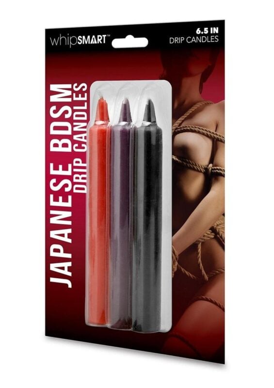 Whipsmart Japanese Bondage Drip Candles 6.5in (3 Piece) - Assorted Colors