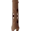 Zero Tolerance Big Boy Extender Rechargeable Silicone Penis Extension with Remote - Chocolate