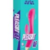 Aria Pleasin` AF Rechargeable Silicone Rabbit Vibrator - Fuchsia