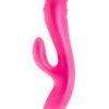 Aria Pleasin` AF Rechargeable Silicone Rabbit Vibrator - Fuchsia