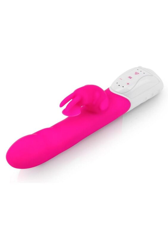 Rabbit Essentials Silicone Rechargeable Clitoral Suction Rabbit - Hot Pink
