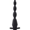 Selopa Vibrating Rechargeable Silicone Butt Beads - Black
