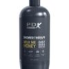 PDX Plus Shower Therapy Milk Me Honey Discreet Stroker - Chocolate