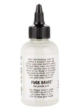 Fuck Sauce Cum Scented Water Based Lubricant 4oz.
