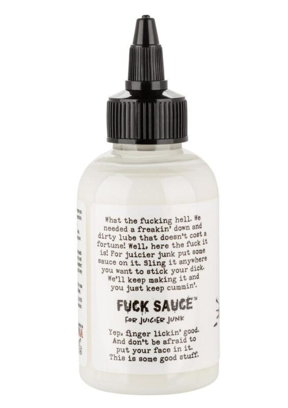 Fuck Sauce Cum Scented Water Based Lubricant 4oz.