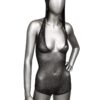 Radiance Hooded Deep V Body Suit - Black