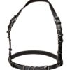 Euphoria Collection Halter Buckle Harness - Black