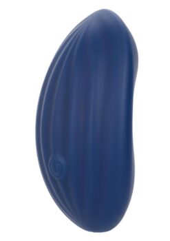 Cashmere Velvet Curve Rechargeable Silicone Massager - Blue