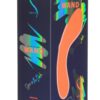 Swan Mini Swan Wand Rechargeable Silicone Glow in the Dark Massager - Orange