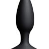 Lovense Hush 2 Rechargeable App Compatible Silicone Vibrating Anal Plug 1.5in - Black
