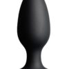 Lovense Hush 2 Rechargeable App Compatible Silicone Vibrating Anal Plug 2.25in - Black