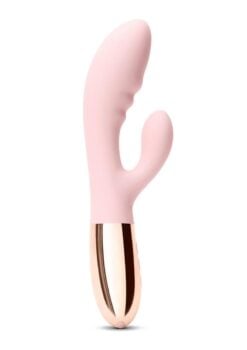Le Wand Blend Rechargeable Silicone Rabbit Vibrator - Rose Gold