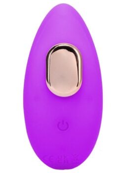 In a Bag Silicone Rechargeable Magnetic Panty Vibe with Remote - Purple