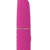 LoveLine Beso Silicone Rechargeable 10 Speed Mini Lipstick Vibrator - Pink