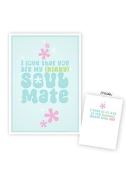 Warm Human Kink Soulmate Greeting Card