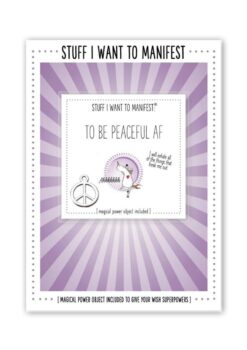 Warm Human Manifest Greeting Card - Peaceful AF