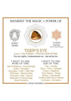 Warm Human Tiger`s Eye