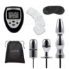 Lux Fetish Electro Sex Ultra Shock Set (9 Piece) - Black