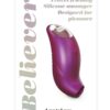 Love to Love Believer Rechargeable Silicone Clitoral Stimulator - Iridescent Berry Pink