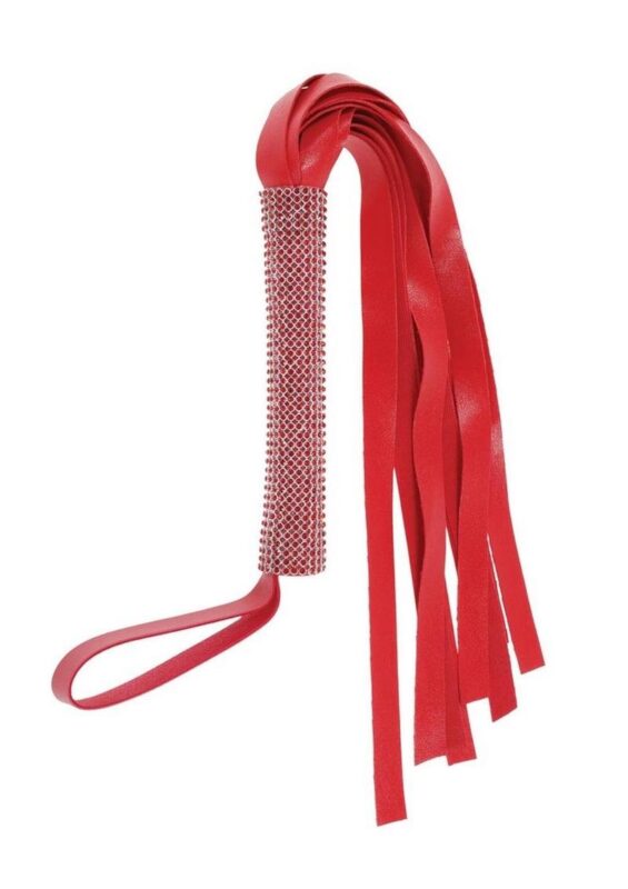 Sex and Mischief Amor Sparkle Flogger - Red