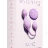 Wellness Raine Rechargeable Silicone Vibrating Kegel Ball with Remote - Lilac