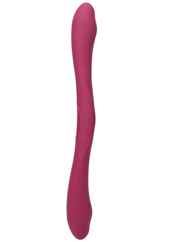 Tryst Duet Rechargeable Silicone Double End Vibrator with Remote Control - Pink