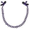 Merci Chained Up Nipple Clamps - Purple