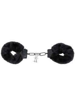 Merci Fluff Cuffs - Black