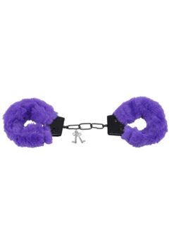 Merci Fluff Cuffs - Purple