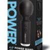 Bodywand Power Wand Rechargeable Silicone Wand Massager 4.5in - Black