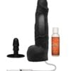 Merci Dual Density Ultraskyn Squirting Cumplay Cock with Removable Vac-U-Lock Suction Cup - Black