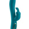 Obsessions Hera Rechargeable Silicone Rabbit Vibrator - Teal