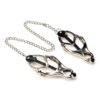 Master Series Primal Spiked Clover Nipple Clamps - Silver