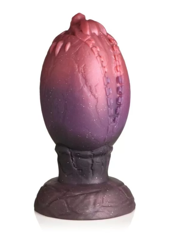 Creature Cocks Dragon Hatch Silicone Egg - XLarge - Multicolor