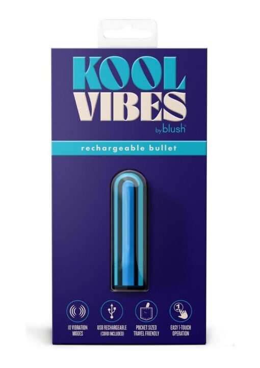 Kool Vibes Rechargeable Mini Bullet - Blueberry