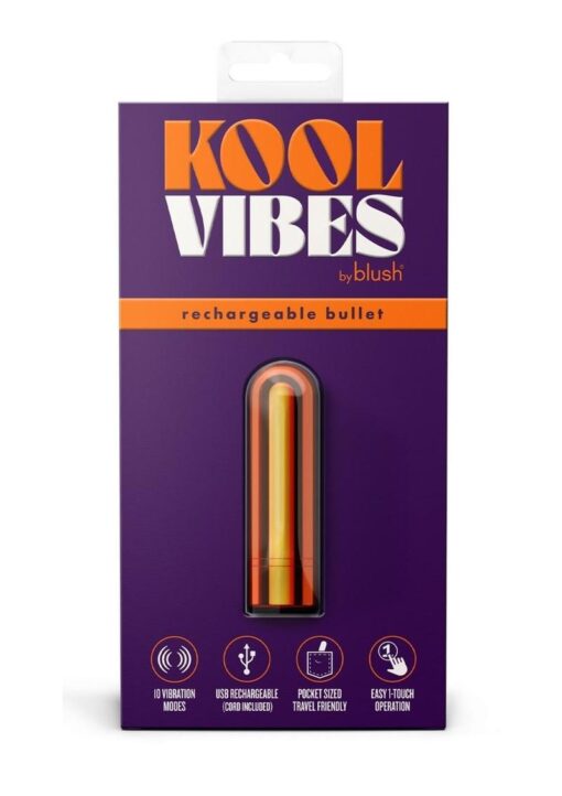 Kool Vibes Rechargeable Mini Bullet - Tangerine