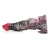 Creature Cocks Hades Silicone Dildo - Medium - Black/Red
