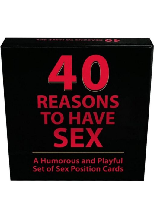 40 Reasons to Have Sex Couples Card Game