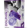 Bodywand Rechargeable Silicone Dancing Dolphin Ring - Purple