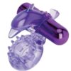 Bodywand Rechargeable Silicone Dancing Dolphin Ring - Purple
