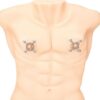 Prowler RED 4 Way Screw Nipple Clamps - Stainless Steel