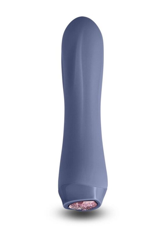 Charms Fern Rechargeable Silicone Mini Vibrator - Gray