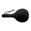 Padded Leather Ping Pong Paddle - Black